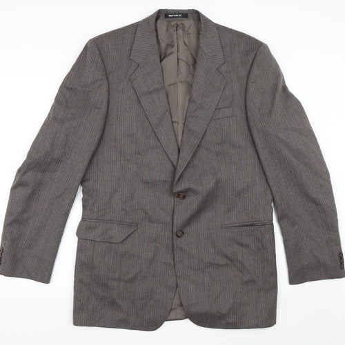 St Michael Mens Brown   Jacket Blazer Size 40