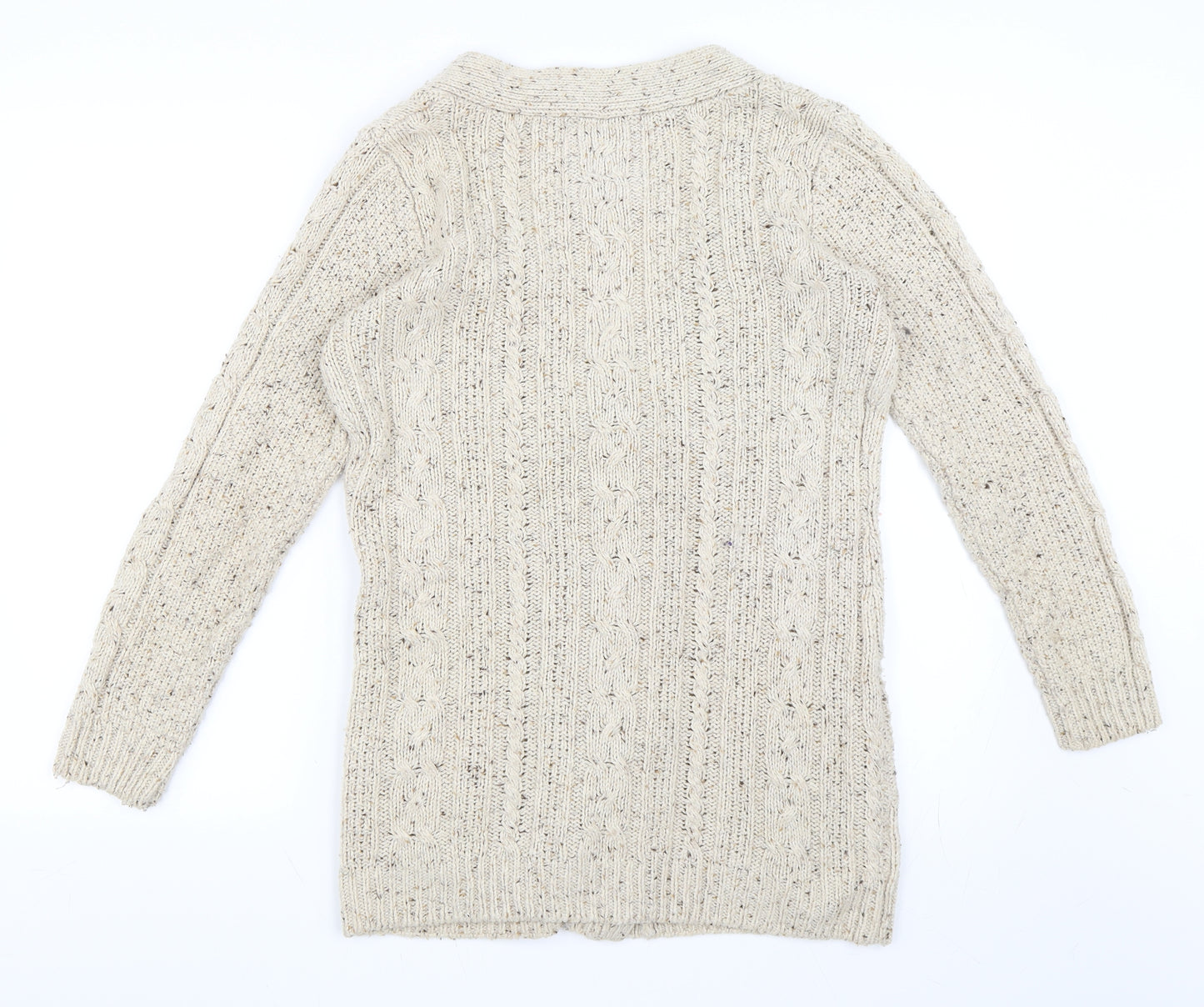 Papaya Womens Beige   Cardigan Jumper Size 10