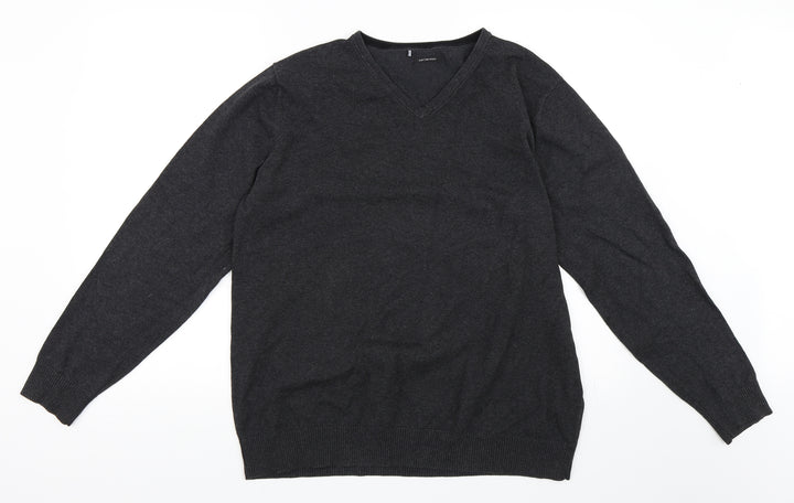 BHS Mens Grey Pullover Jumper Size L