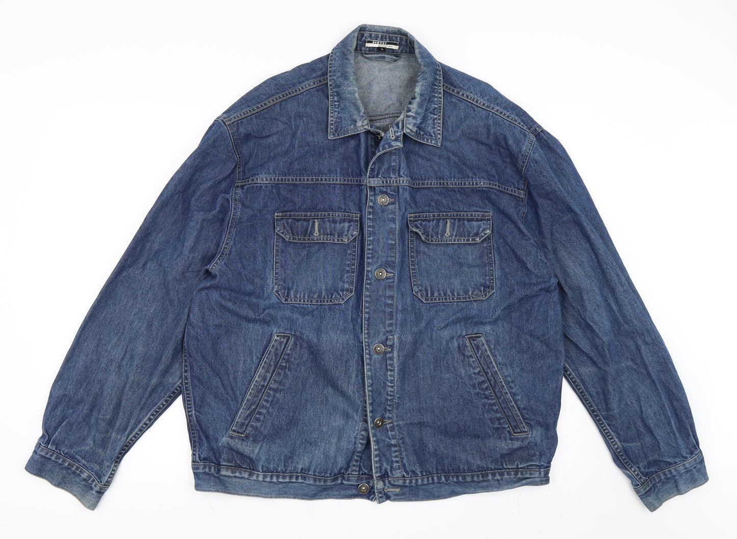 George Mens Blue  Denim Jacket  Size L  - Denim Jacket