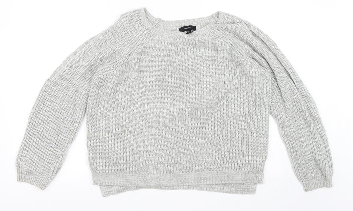 Atmosphere Womens Grey Pullover Jumper Size 12