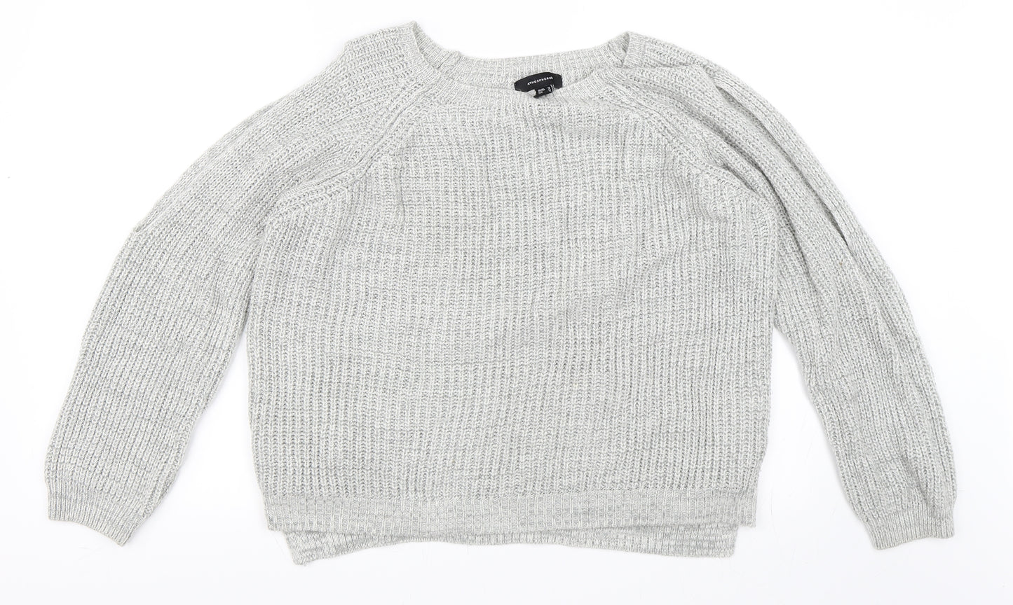 Atmosphere Womens Grey   Pullover Jumper Size 12