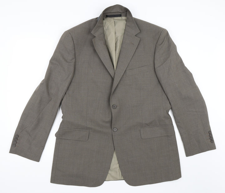 Marks and Spencer Mens Brown Jacket Blazer Size 42