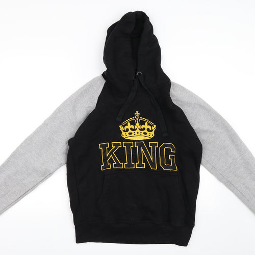 Preworn Mens Black   Pullover Hoodie Size S  - King