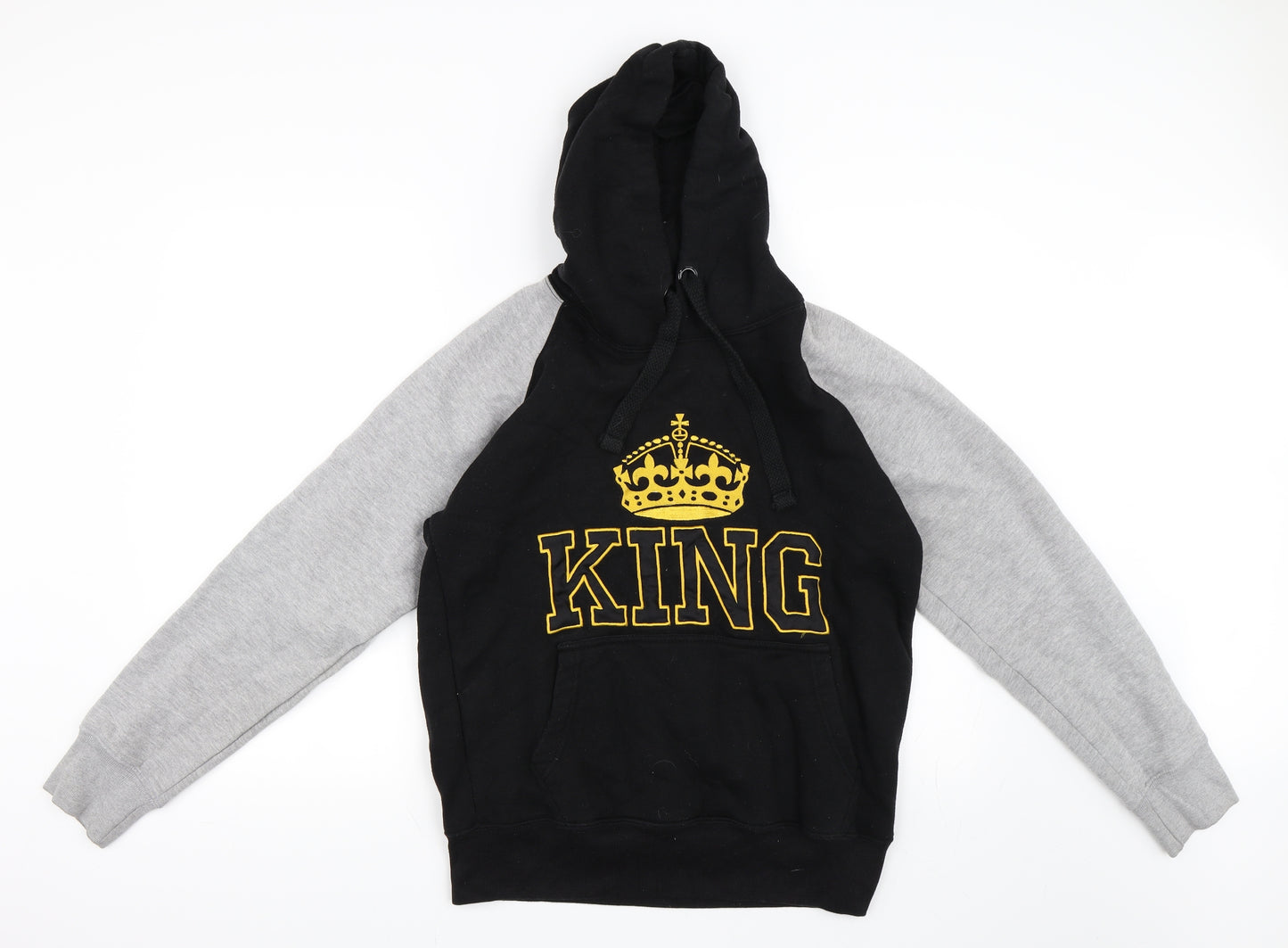 Preworn Mens Black   Pullover Hoodie Size S  - King