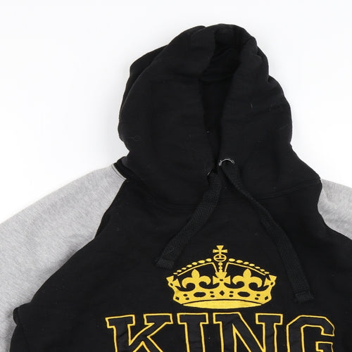 Preworn Mens Black   Pullover Hoodie Size S  - King