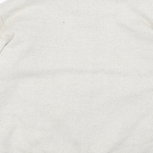 Bar Harbour Mens Beige   Cardigan Jumper Size L