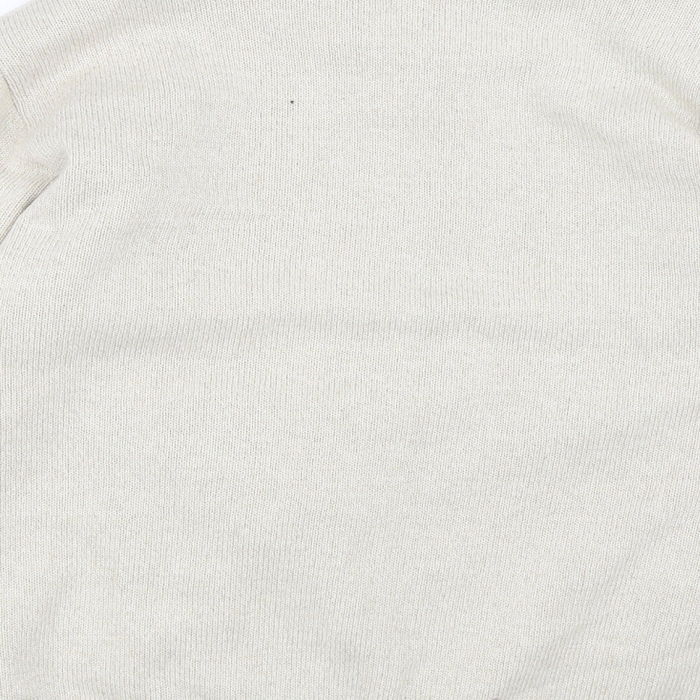 Bar Harbour Mens Beige   Cardigan Jumper Size L