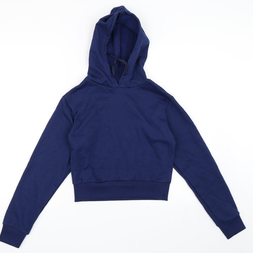 Preworn Girls Blue   Pullover Hoodie Size S