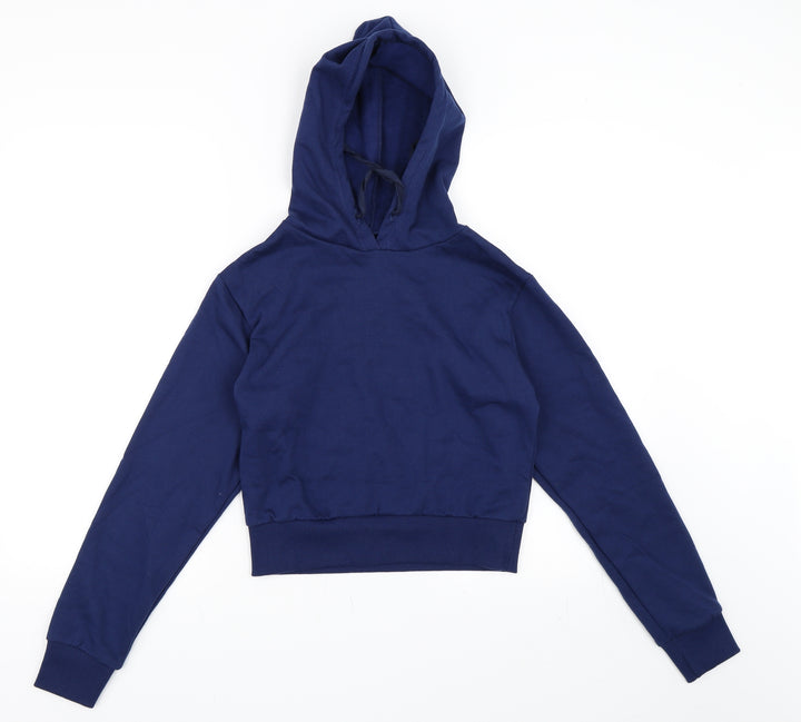 Preworn Girls Blue   Pullover Hoodie Size S