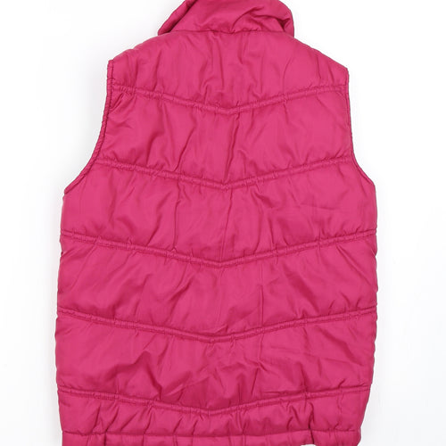 Lindex Girls Purple   Gilet Coat Size 9 Years