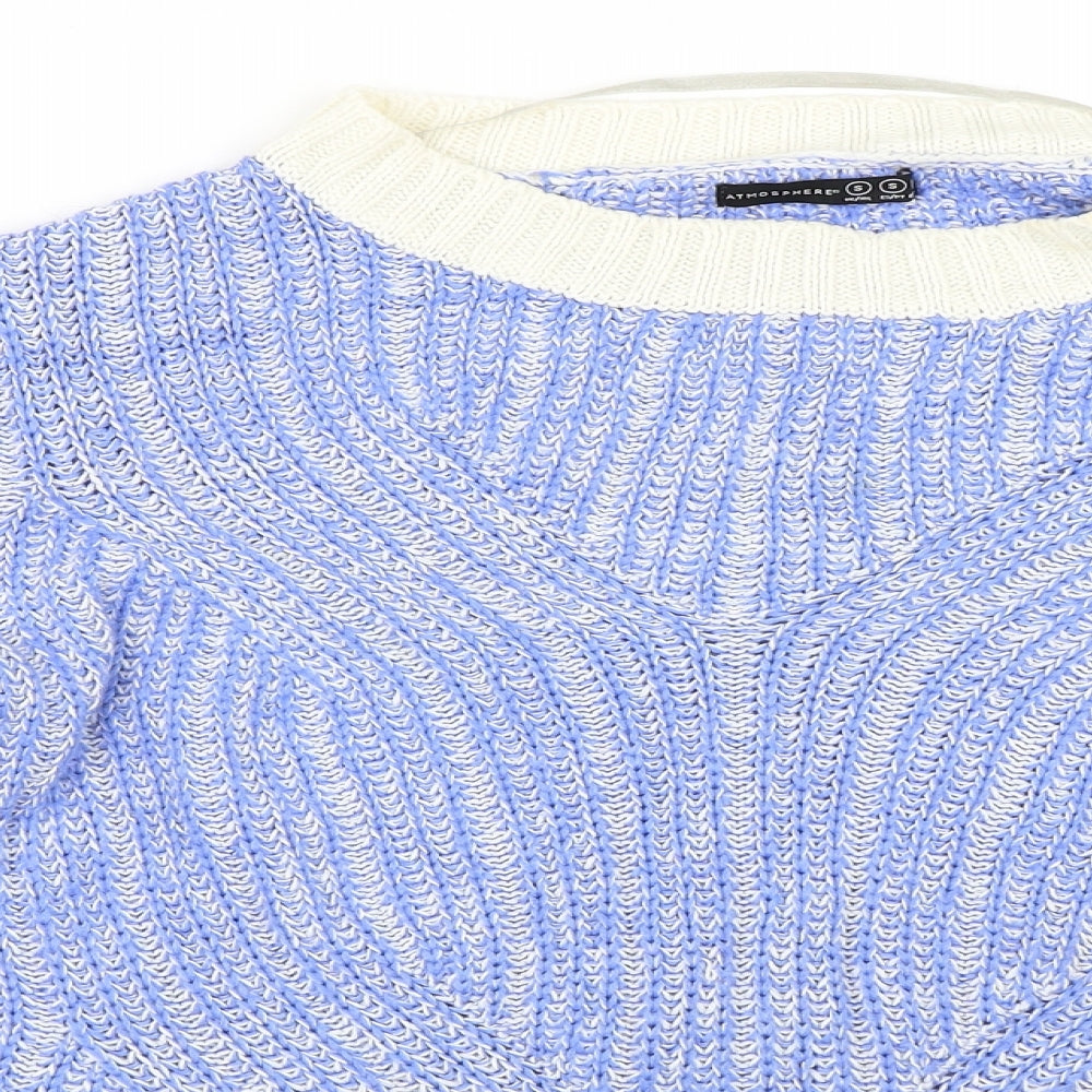 Atmosphere Womens Blue   Pullover Jumper Size S