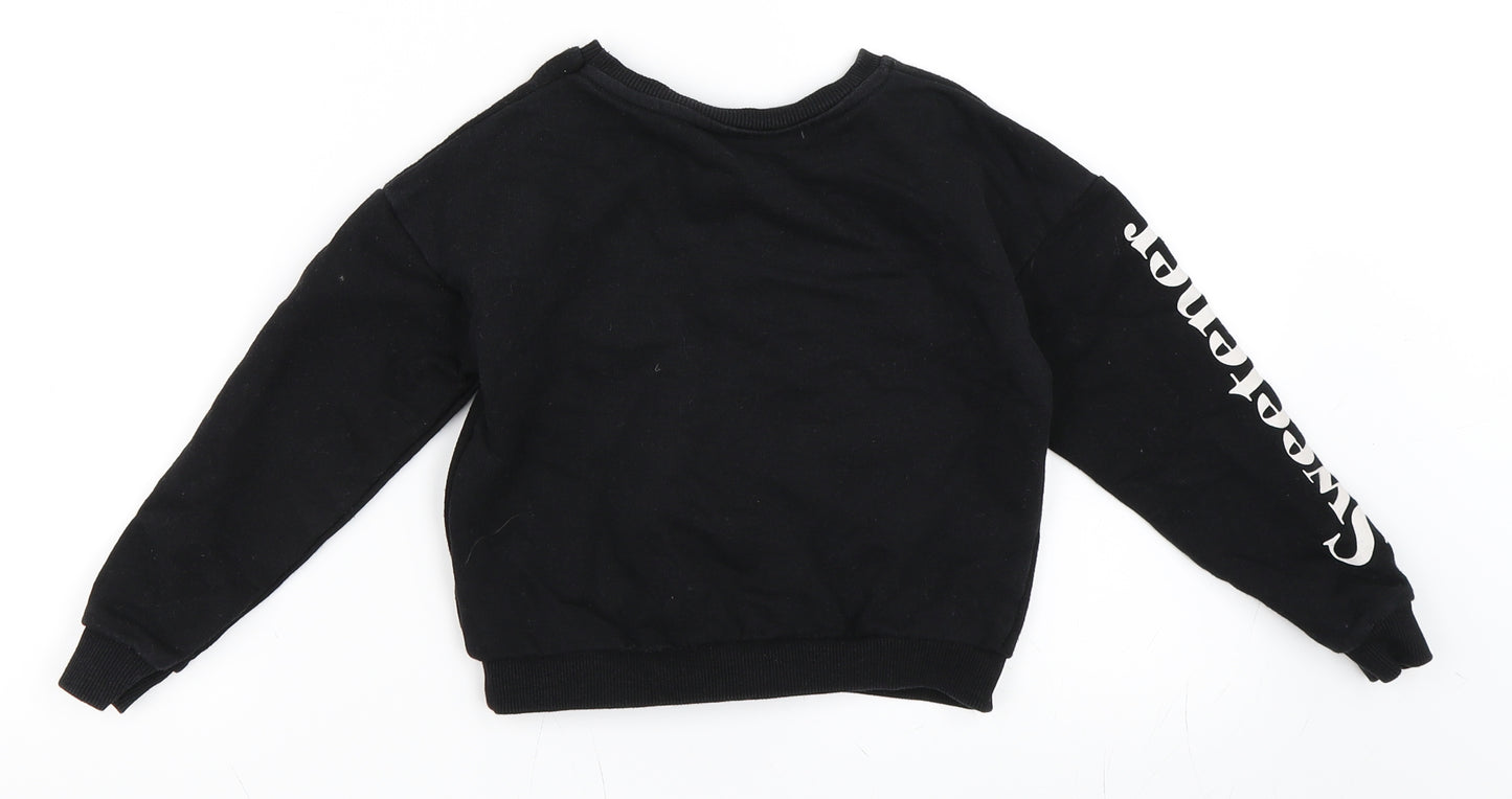 Ariana Grande Girls Black   Pullover Sweatshirt Size 7-8 Years
