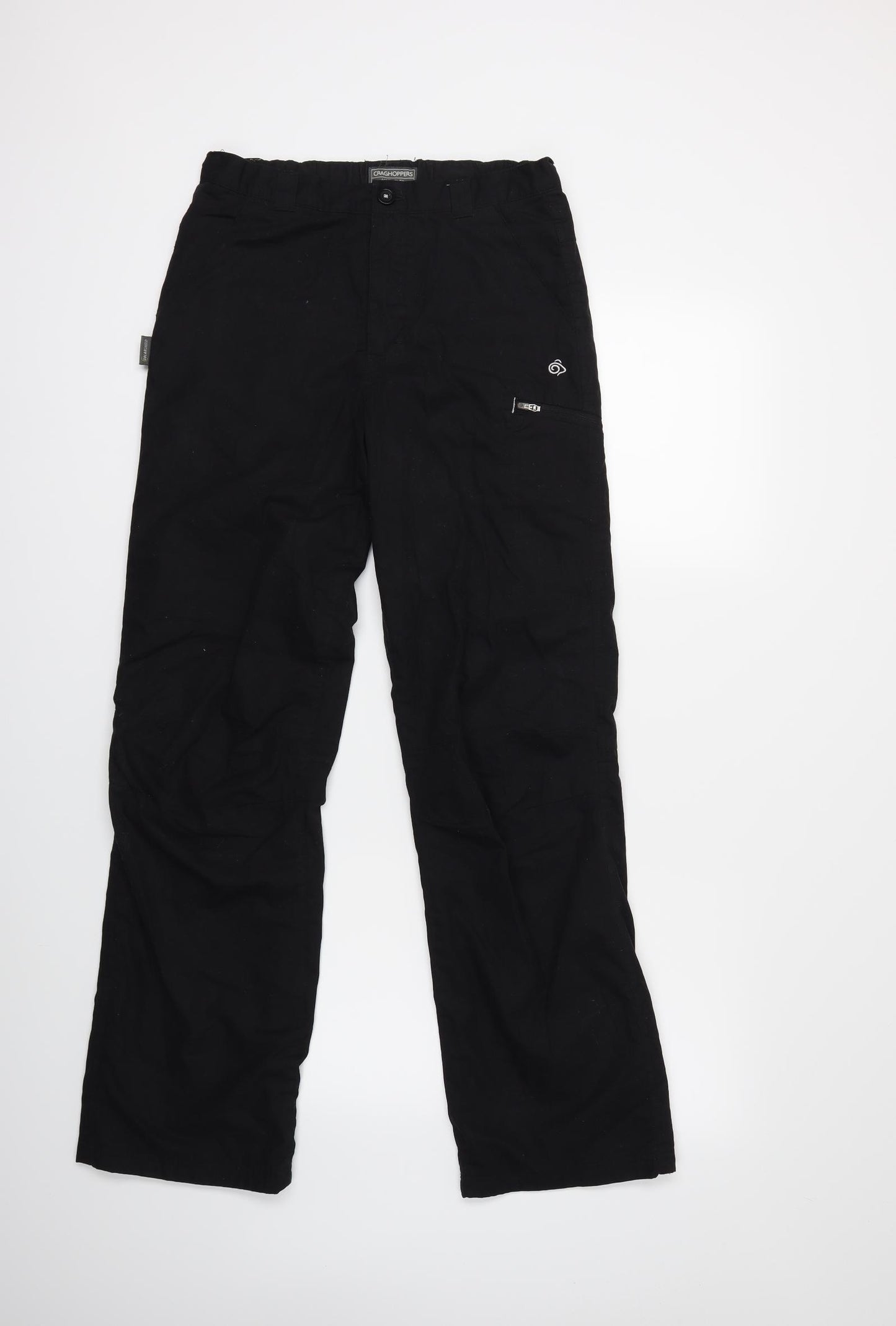 Craghoppers Boys Black    Trousers Size 13 Years