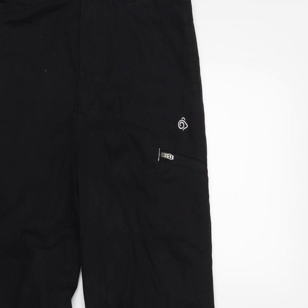 Craghoppers Boys Black    Trousers Size 13 Years