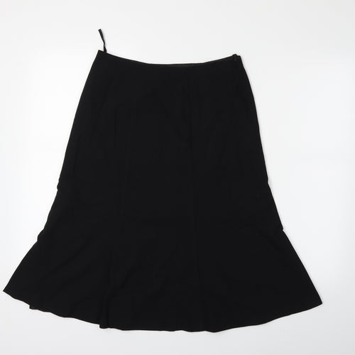 Marks and Spencer Womens Black   A-Line Skirt Size 12