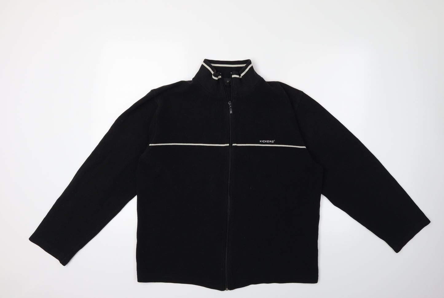 Kickers Mens Black   Cardigan Jumper Size M