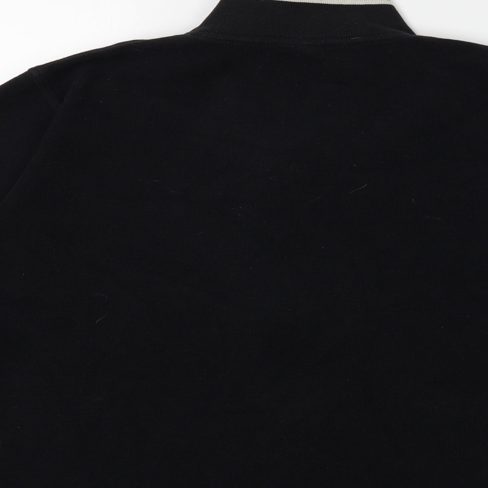 Kickers Mens Black   Cardigan Jumper Size M