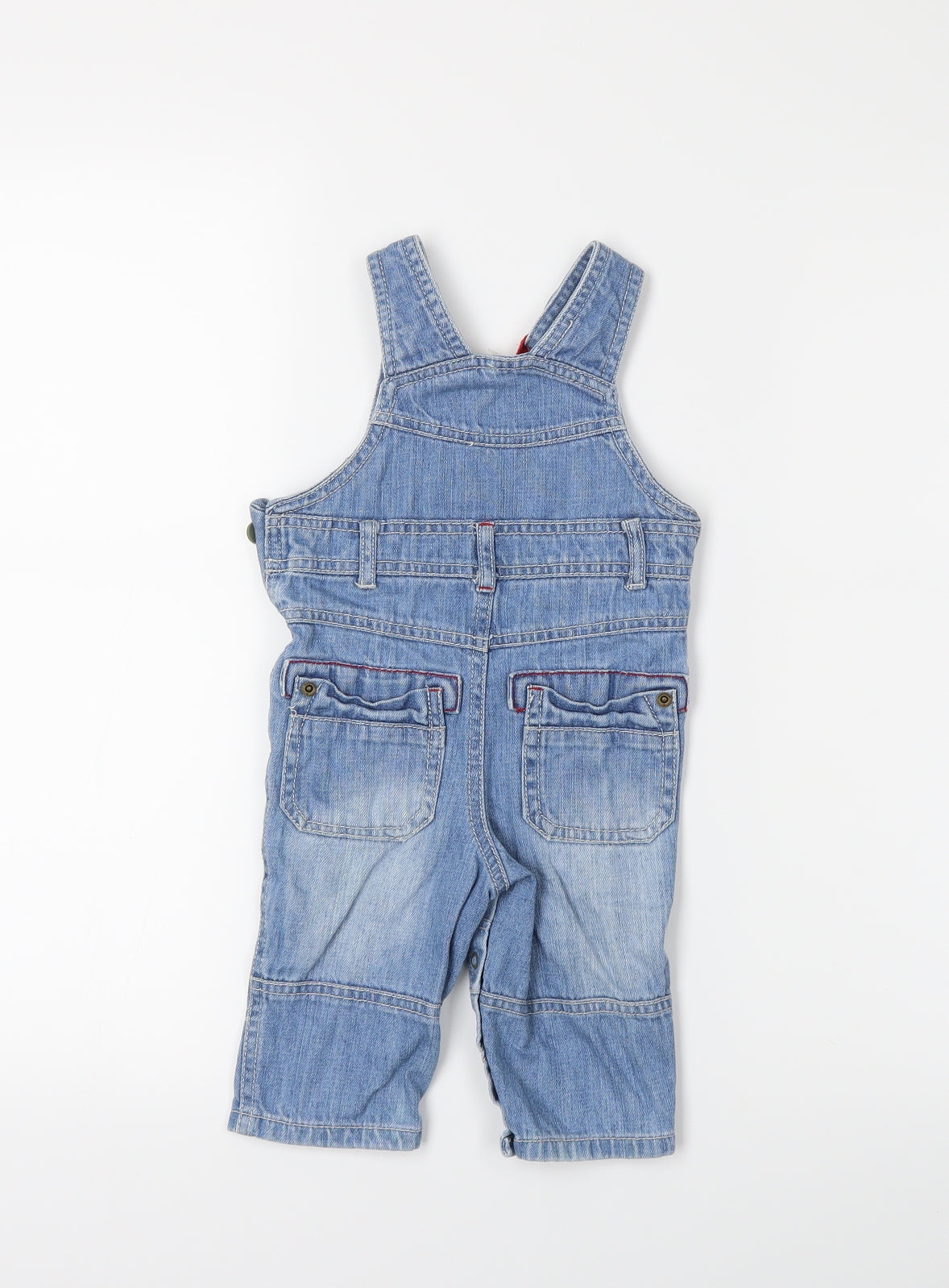 Marks and Spencer Baby Blue  Denim Dungaree One-Piece Size 6-9 Months