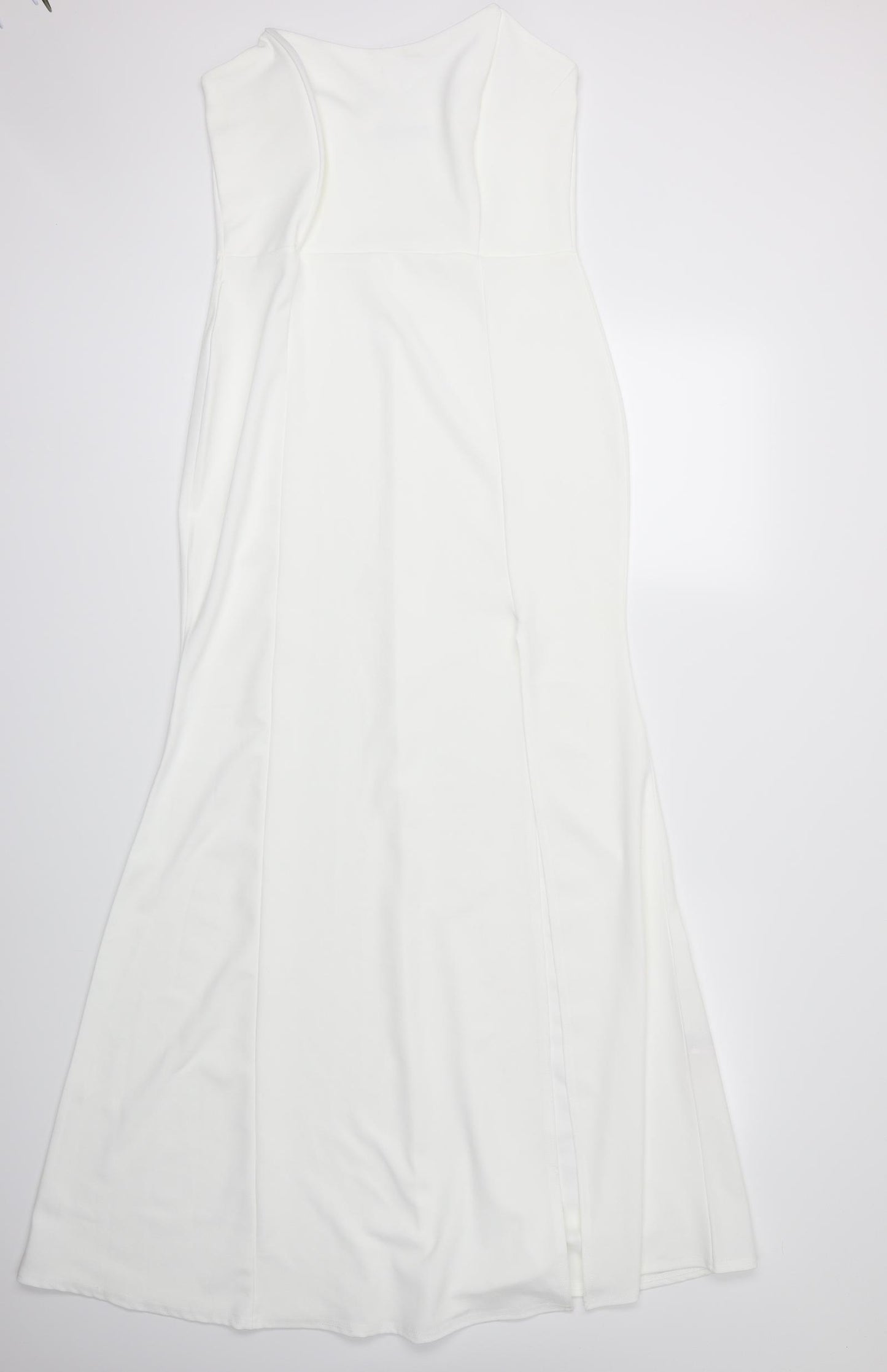 Boohoo Womens White   Ball Gown  Size 14