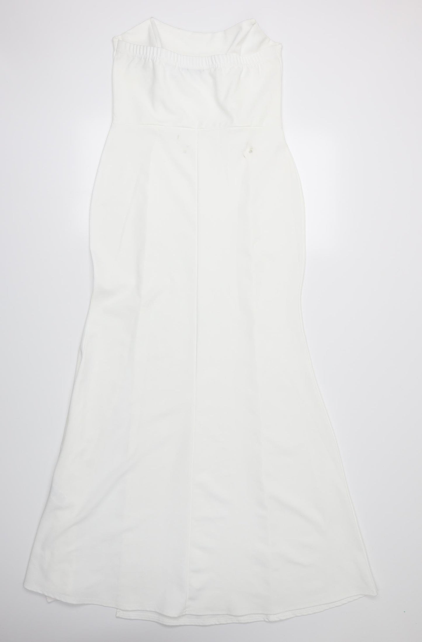 Boohoo Womens White   Ball Gown  Size 14