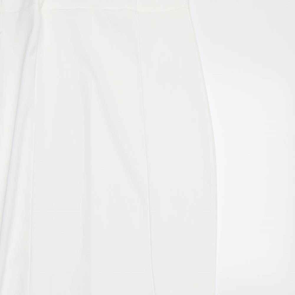 Boohoo Womens White   Ball Gown  Size 14