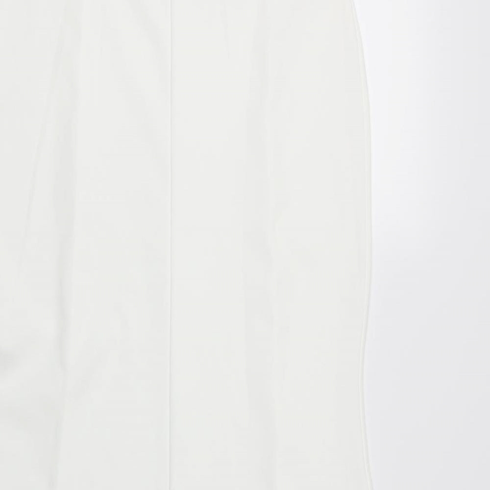 Boohoo Womens White   Ball Gown  Size 14