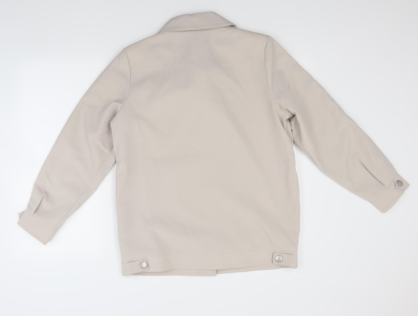 Amalina Womens Beige   Jacket Coat Size 10