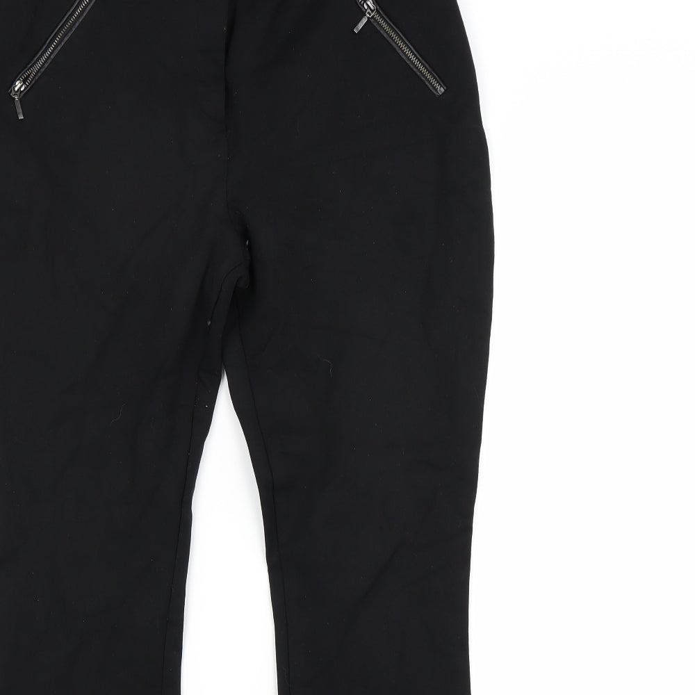 NEXT Womens Black   Trousers  Size 12 L27 in