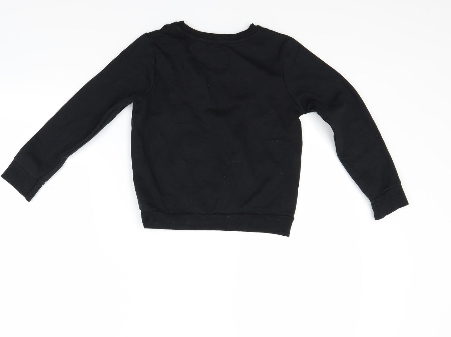 Primark Girls Black   Pullover Sweatshirt Size 7-8 Years  - Christmas  Jumper