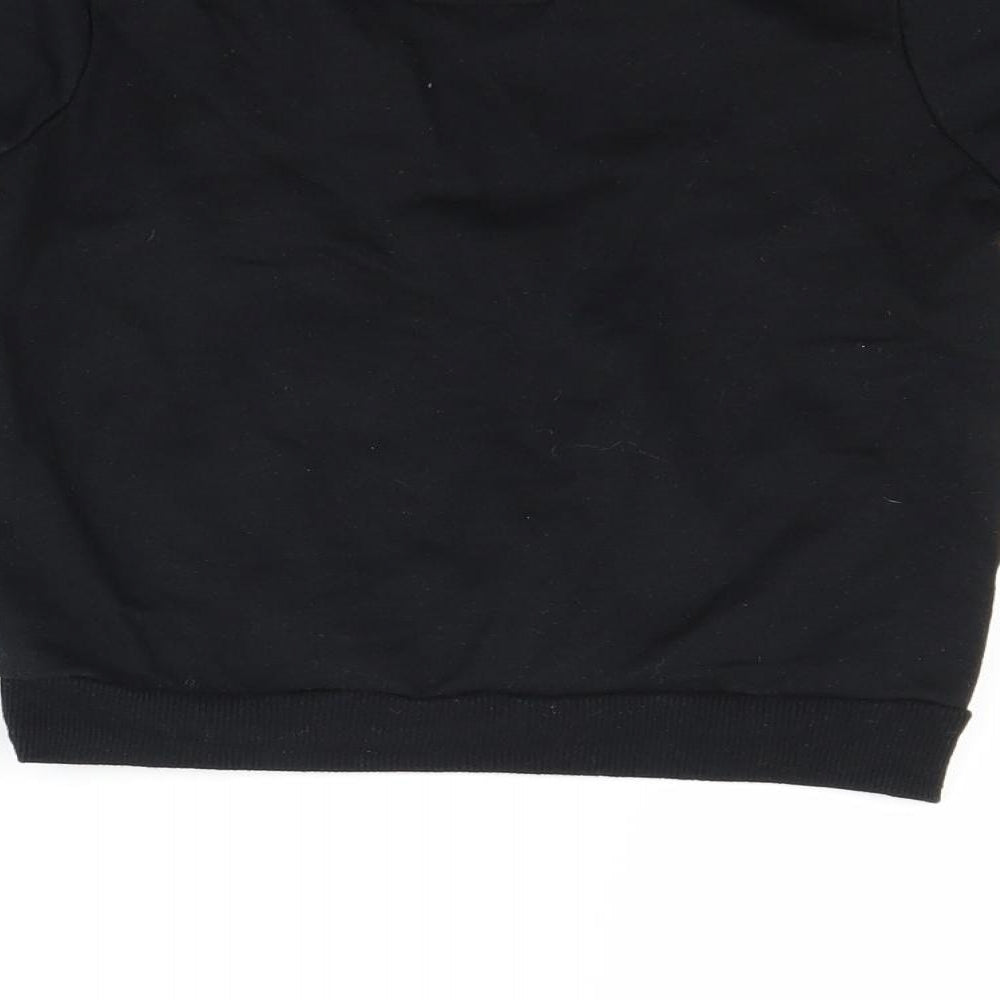Primark Girls Black   Pullover Sweatshirt Size 7-8 Years  - Christmas  Jumper