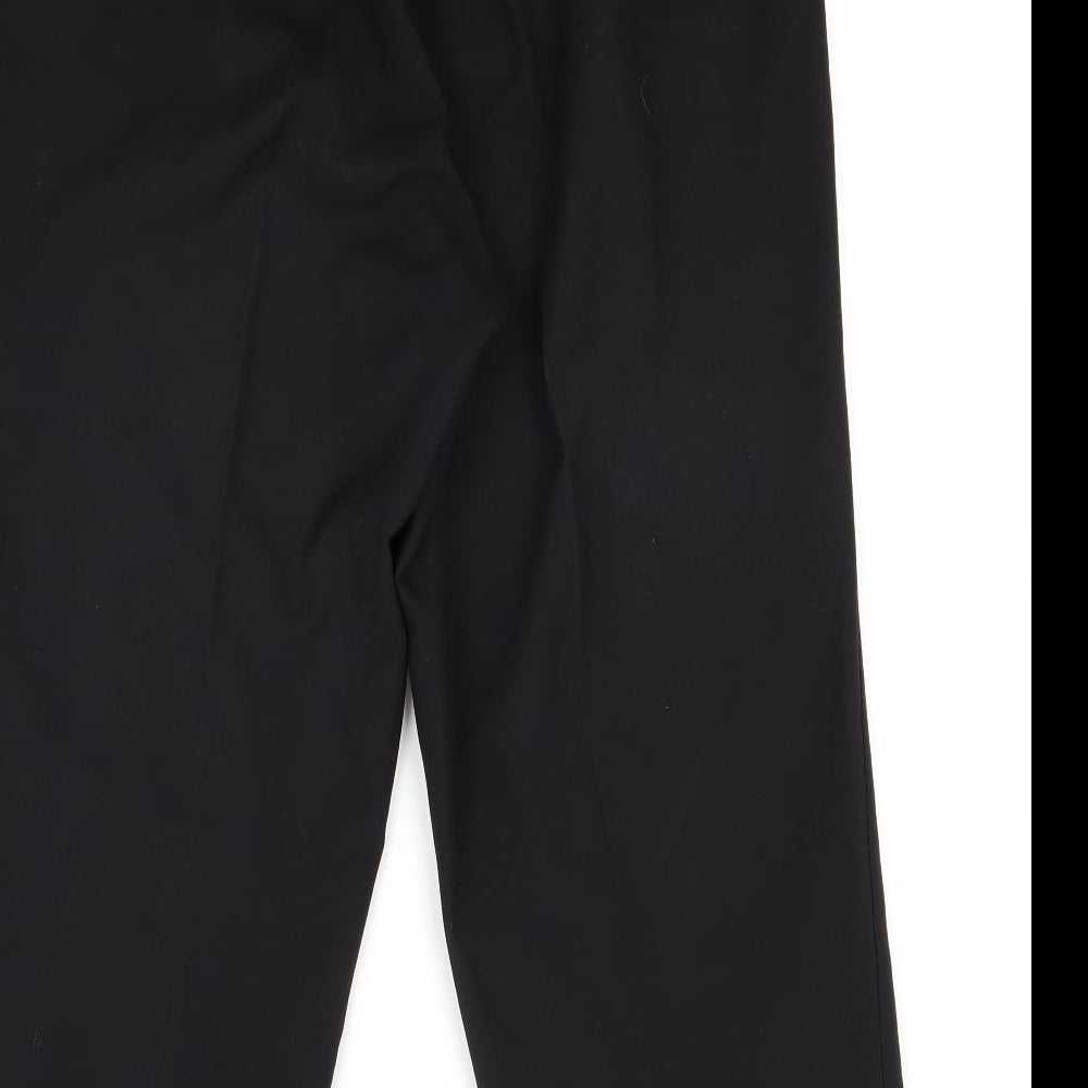 BM Womens Black   Capri Trousers Size 16 L24 in