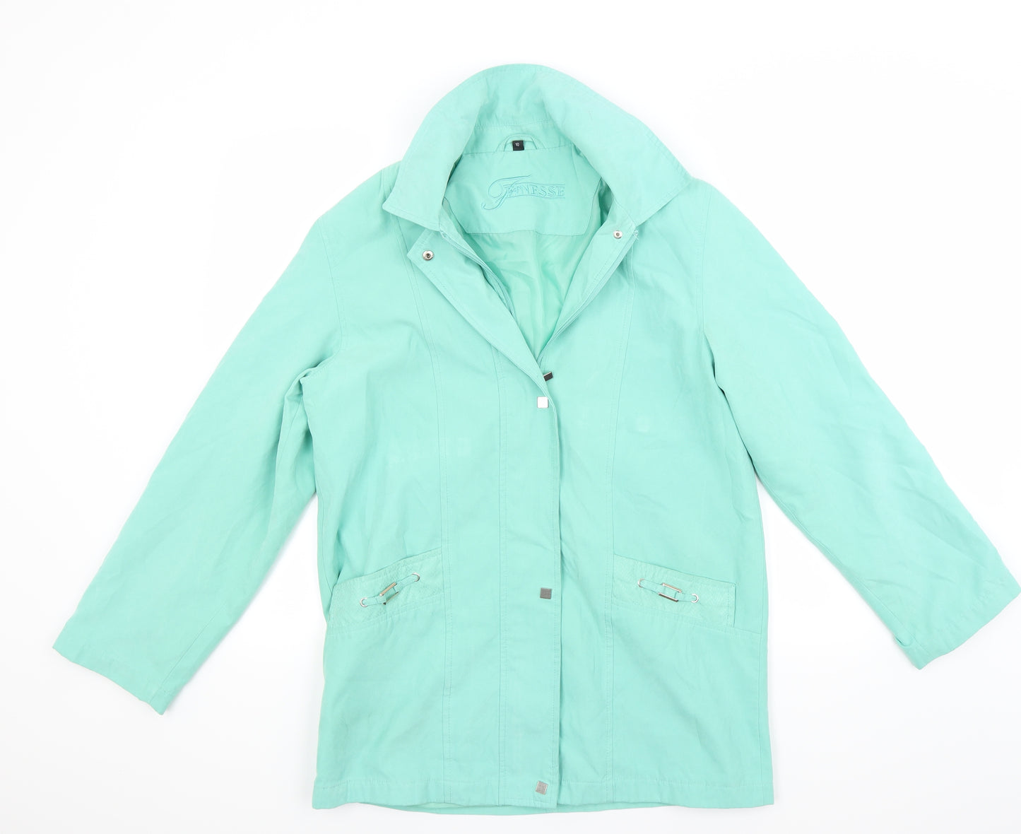 Finesse Womens Green   Jacket Coat Size 10