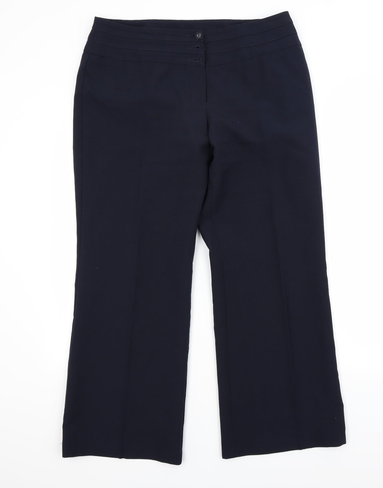 Marks and Spencer Womens Blue   Trousers  Size 16 L27 in