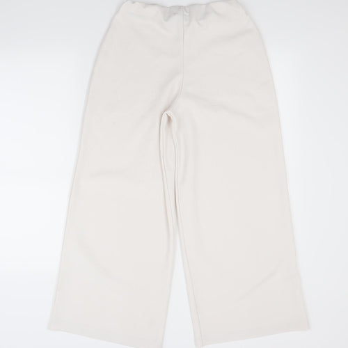 Pretty Little Thing  Womens White   Trousers  Size 8 L24 in