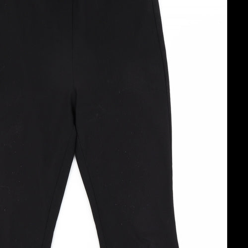 Preworn Womens Black   Trousers  Size 16 L28 in