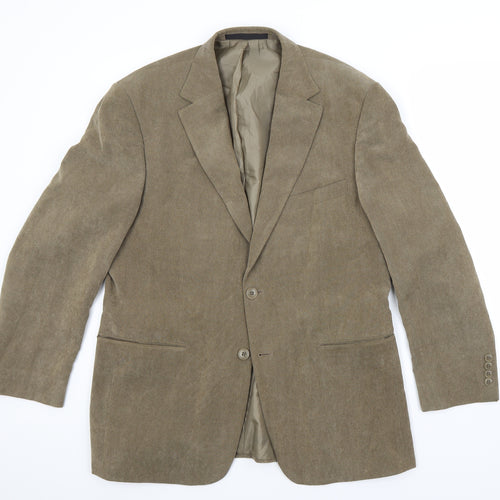 Marks and Spencer Mens Brown  Corduroy Jacket Blazer Size 40
