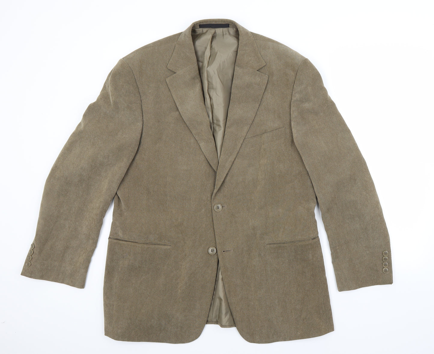 Marks and Spencer Mens Brown  Corduroy Jacket Blazer Size 40