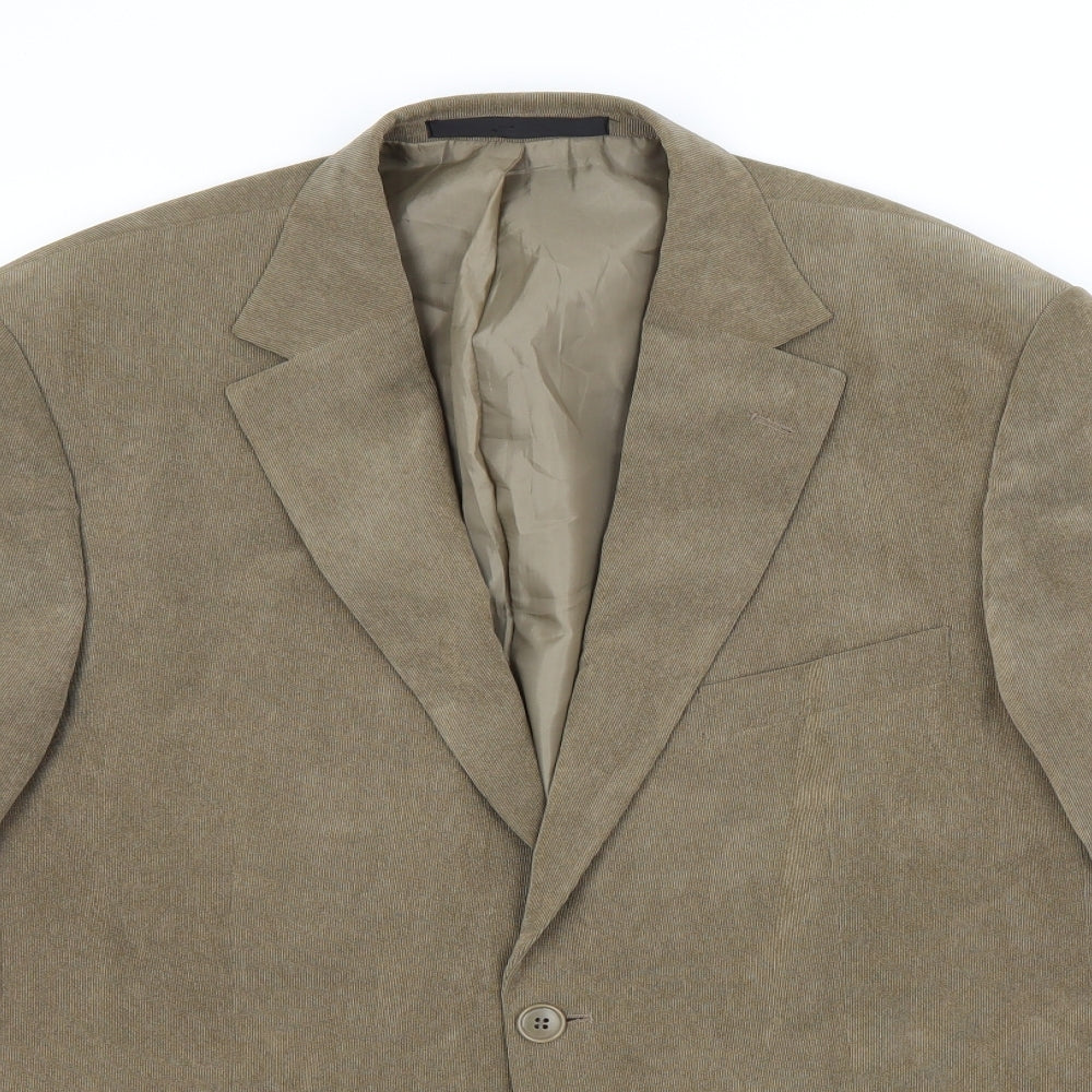 Marks and Spencer Mens Brown  Corduroy Jacket Blazer Size 40