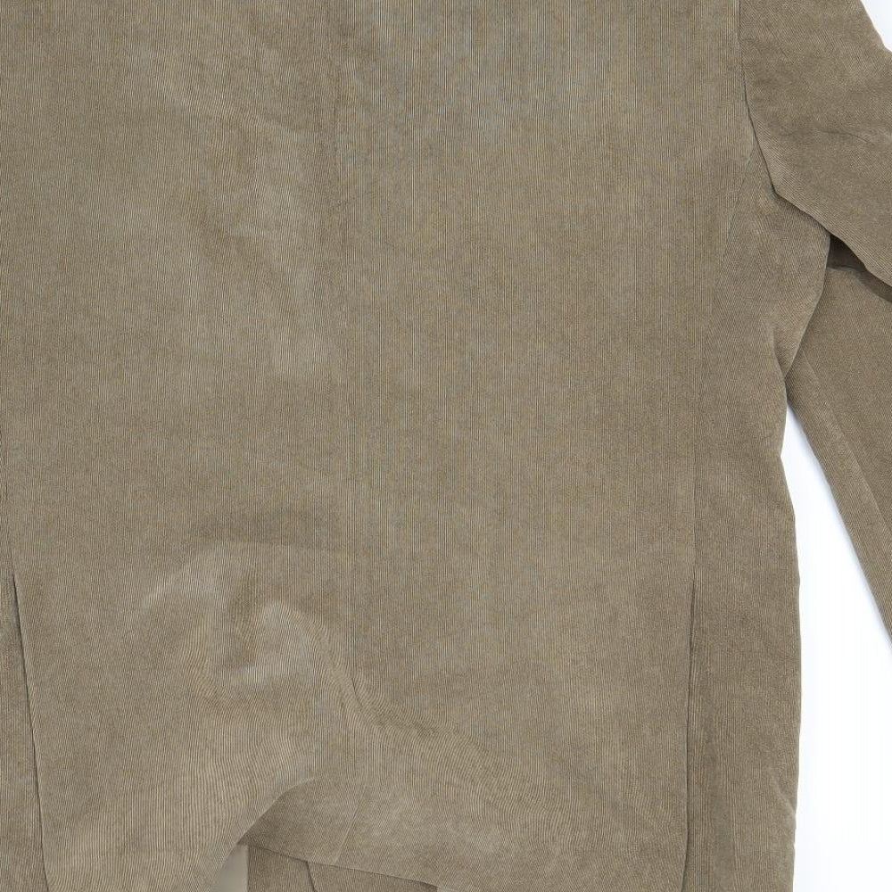 Marks and Spencer Mens Brown  Corduroy Jacket Blazer Size 40