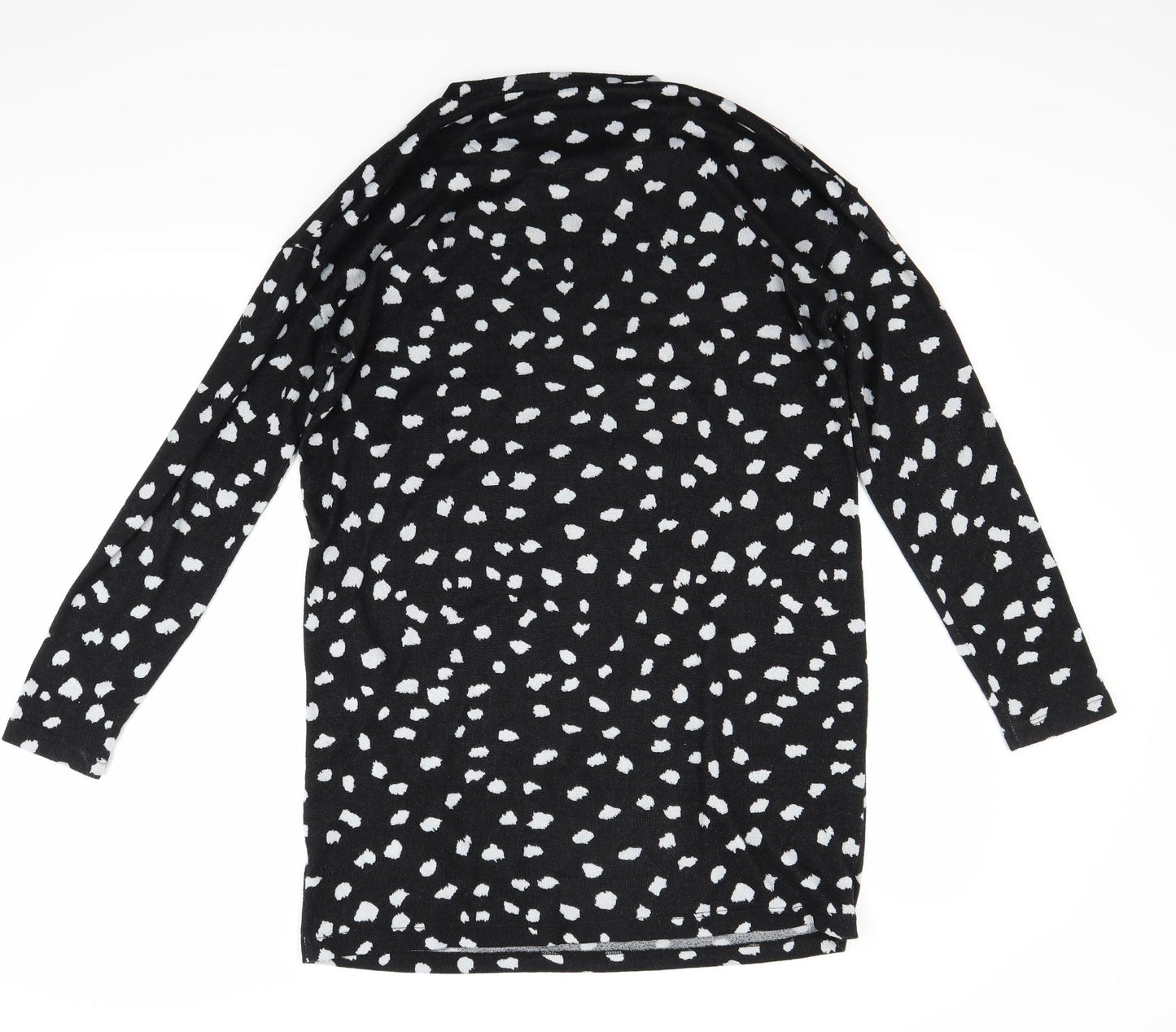 F&F Womens Black Polka Dot  Jumper Dress  Size 12