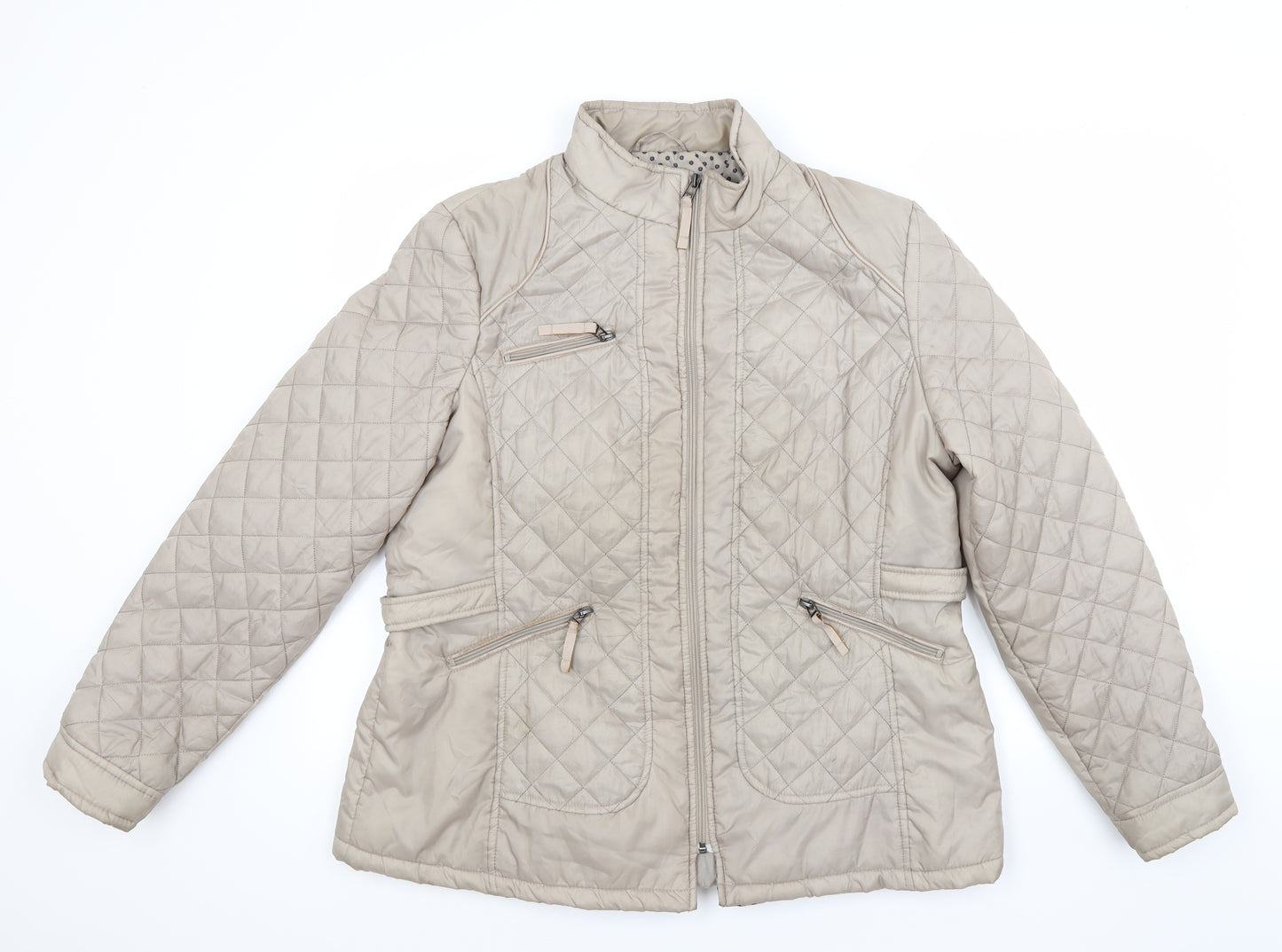Debenhams Womens Beige   Jacket Coat Size 18