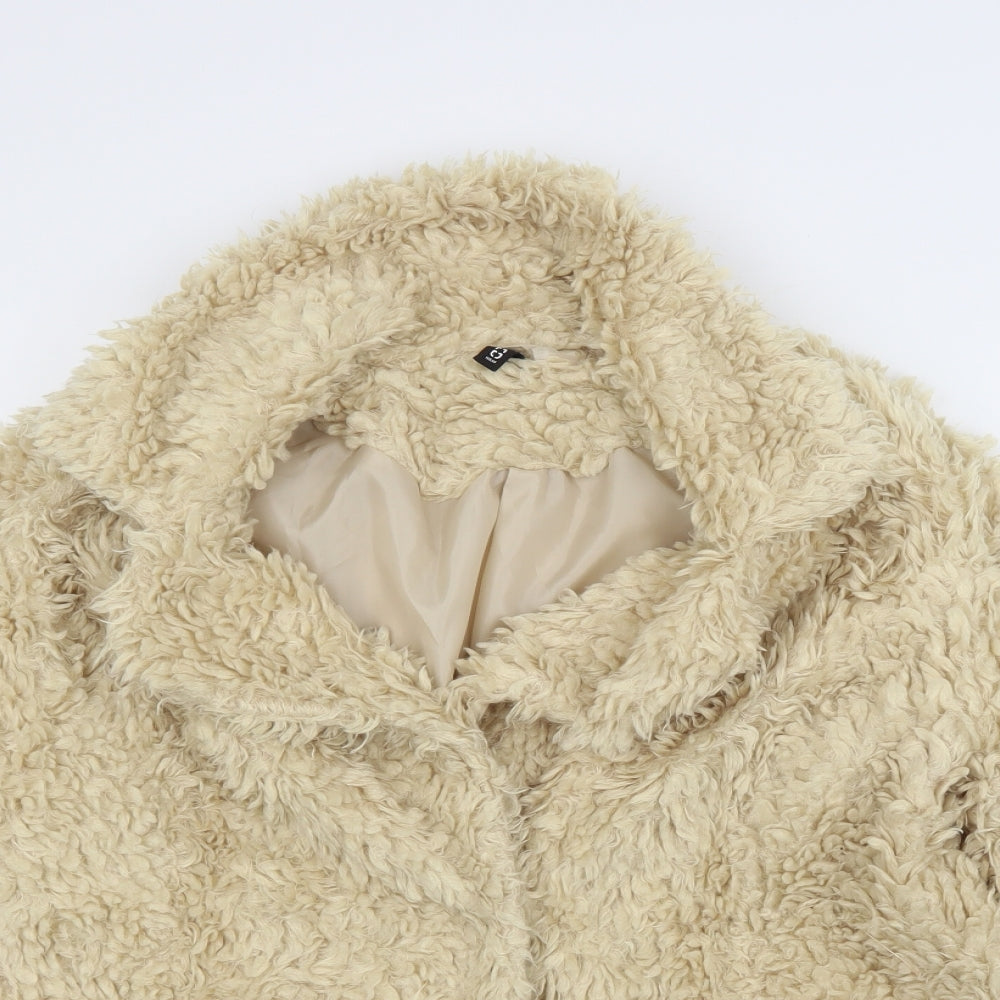 H&M Womens Beige   Jacket Coat Size S