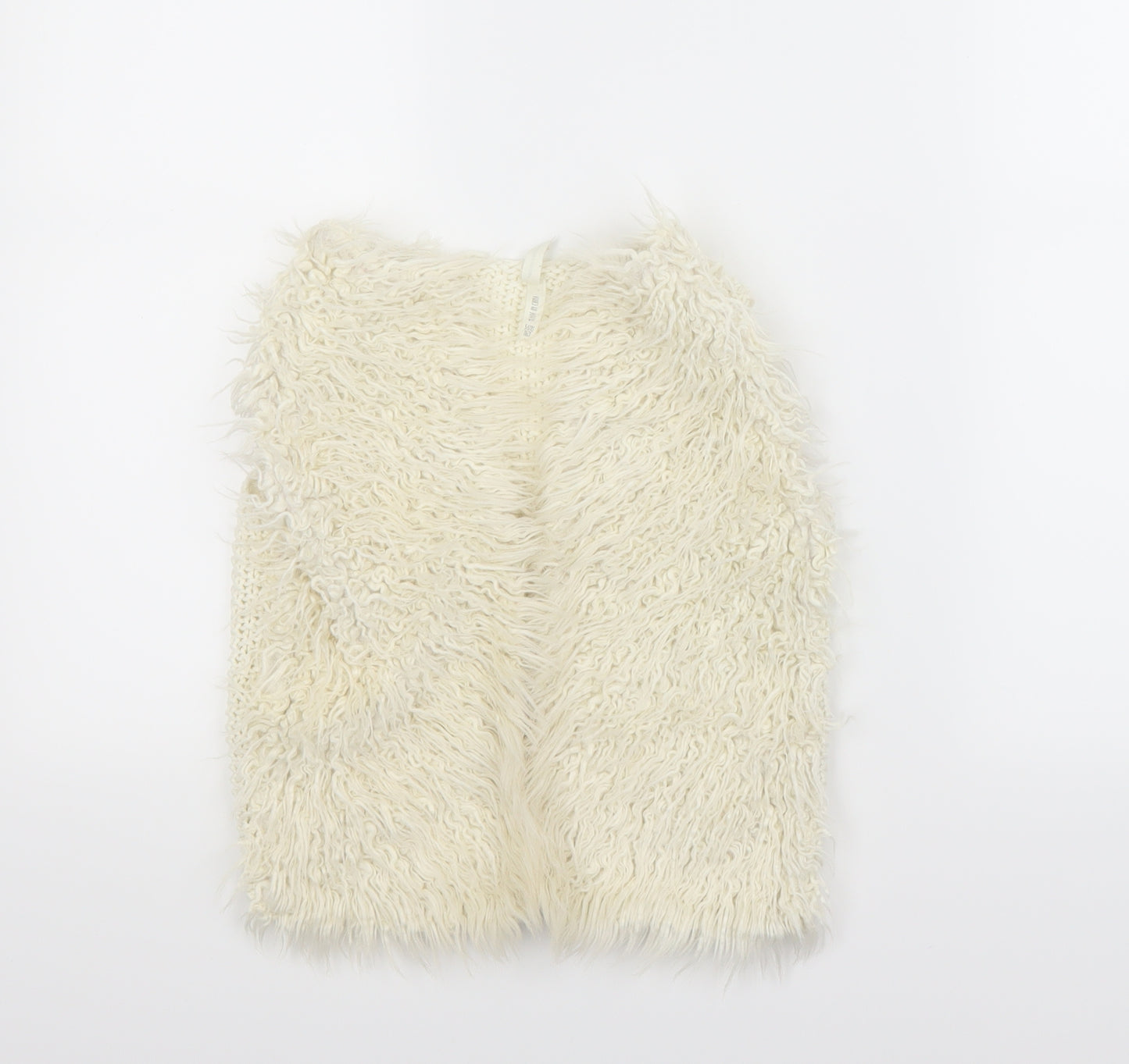 Preworn Girls Beige   Gilet Coat Size 5-6 Years