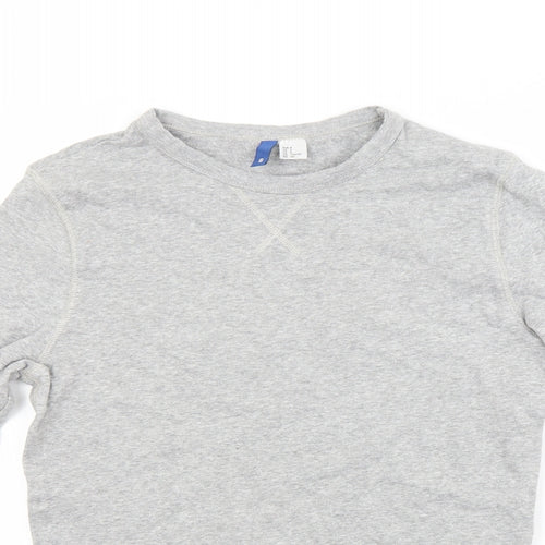 Divided Womens Grey   Pullover Sweatshirt Size S