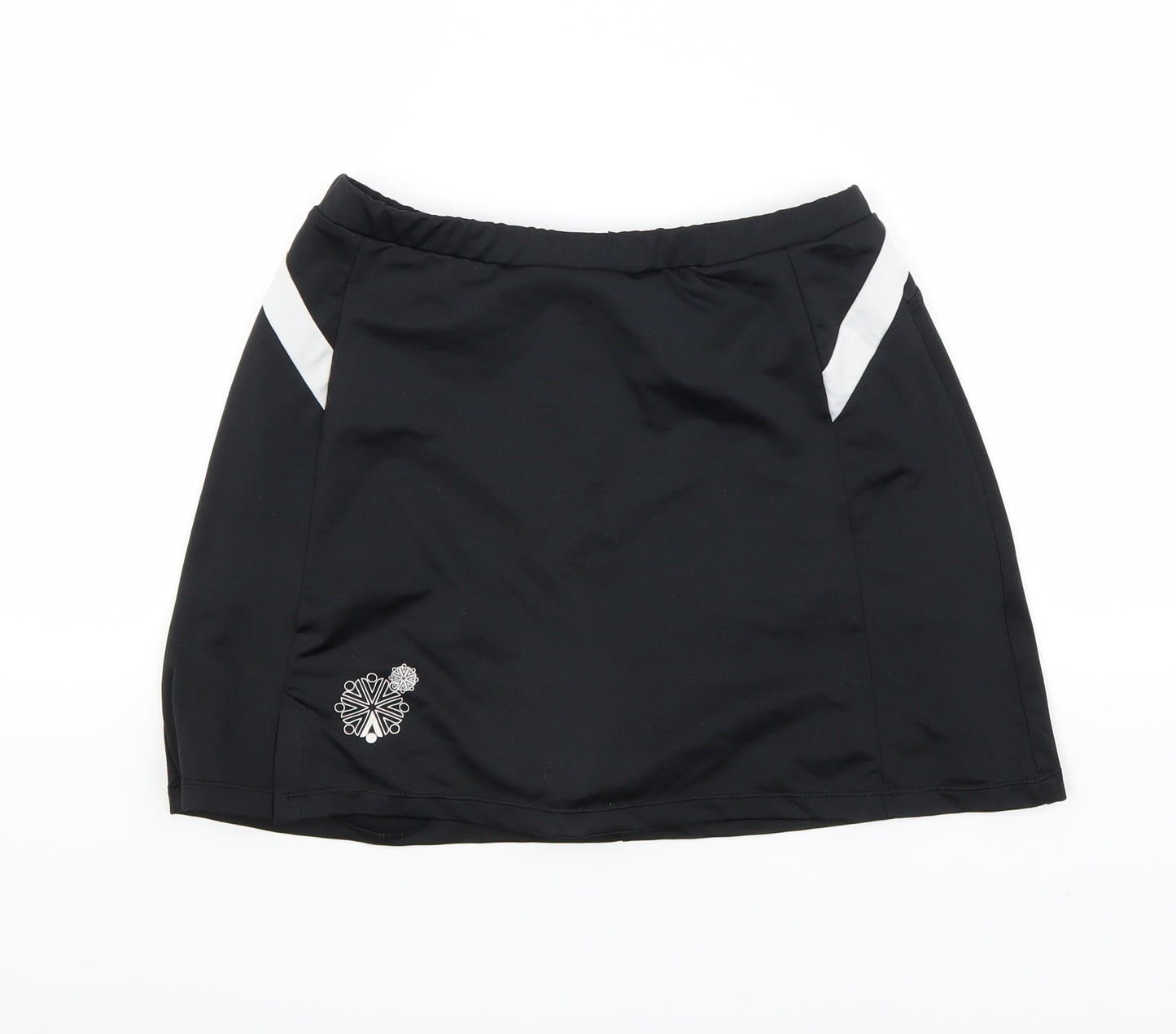 Preworn Womens Black   Mini Skort Size S