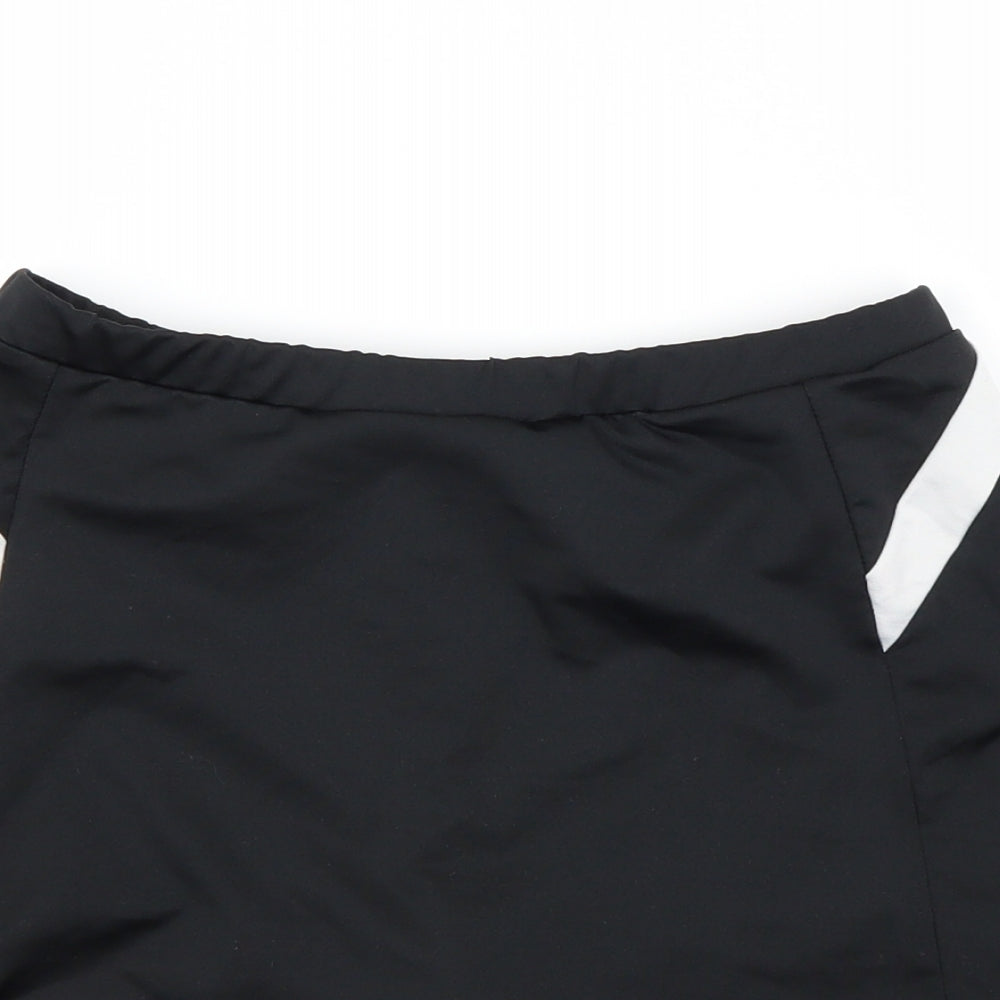 Preworn Womens Black   Mini Skort Size S