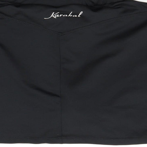 Preworn Womens Black   Mini Skort Size S