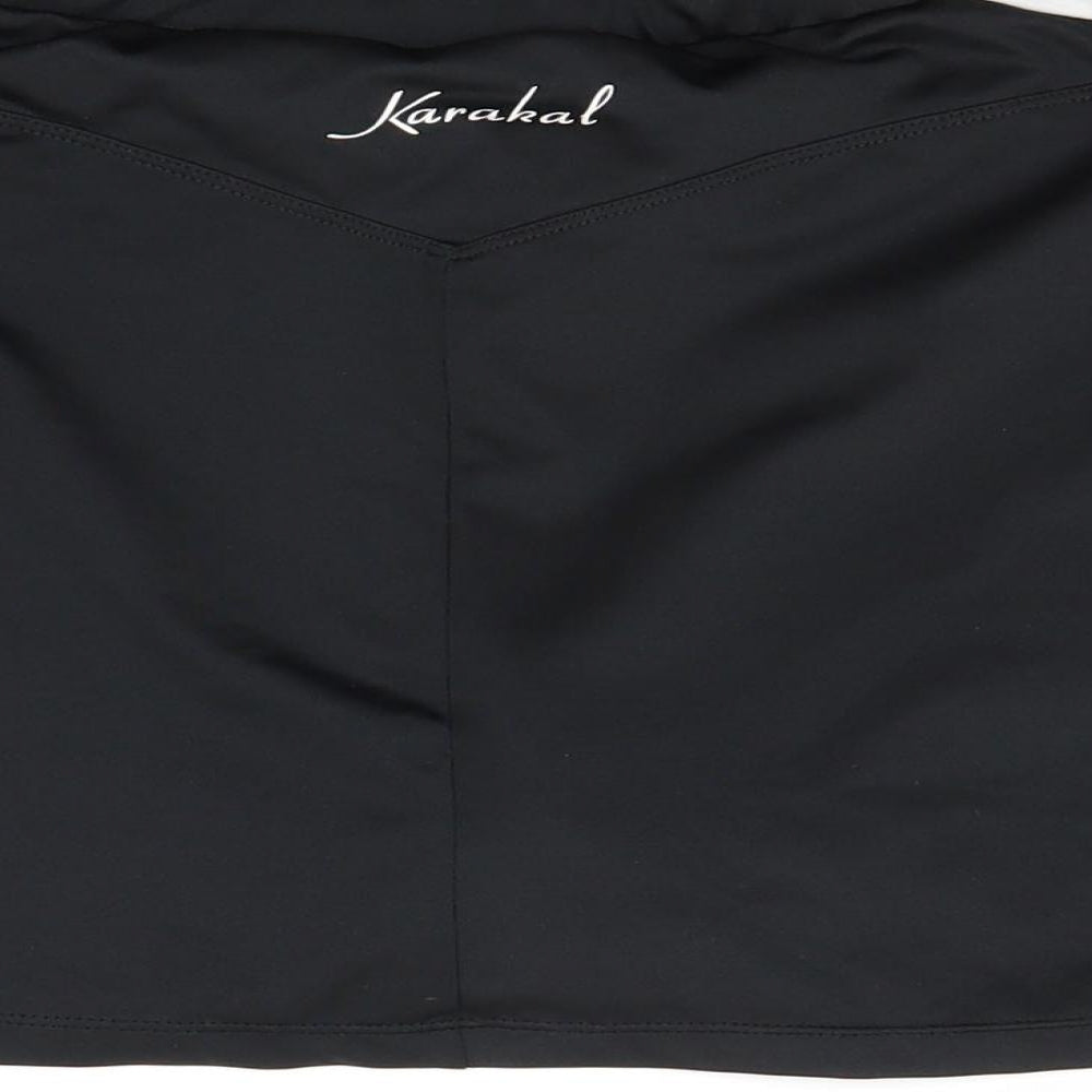 Preworn Womens Black   Mini Skort Size S