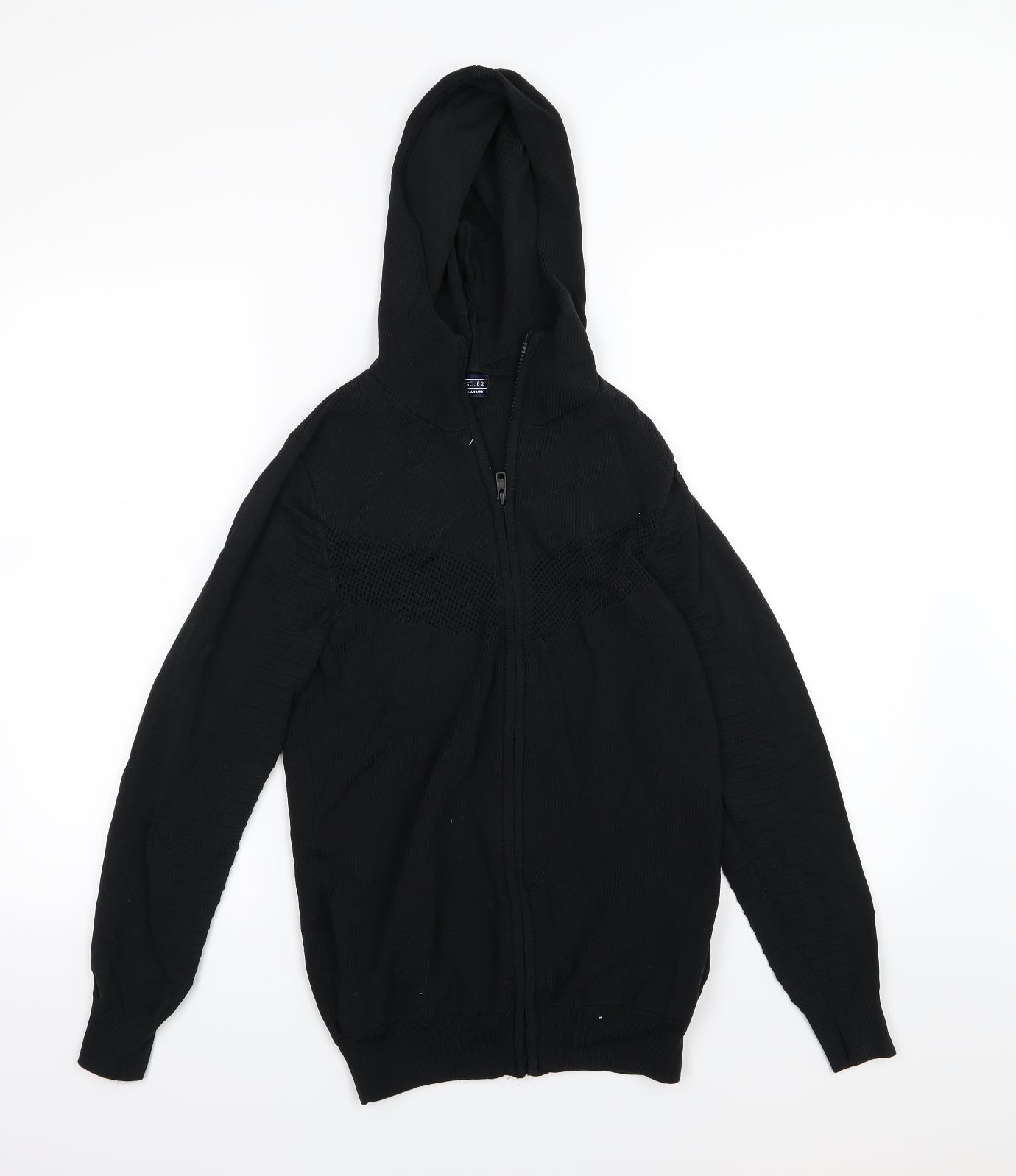 NEXT Boys Black  Jersey Full Zip Hoodie Size 12 Years